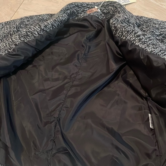 Marbled single button coat - Picture 3 of 5